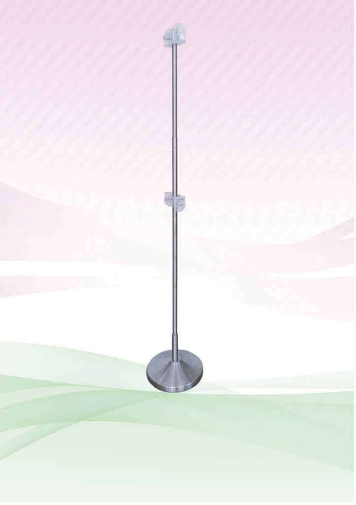 Clip Pole – (Adjustable) Stainless Steel